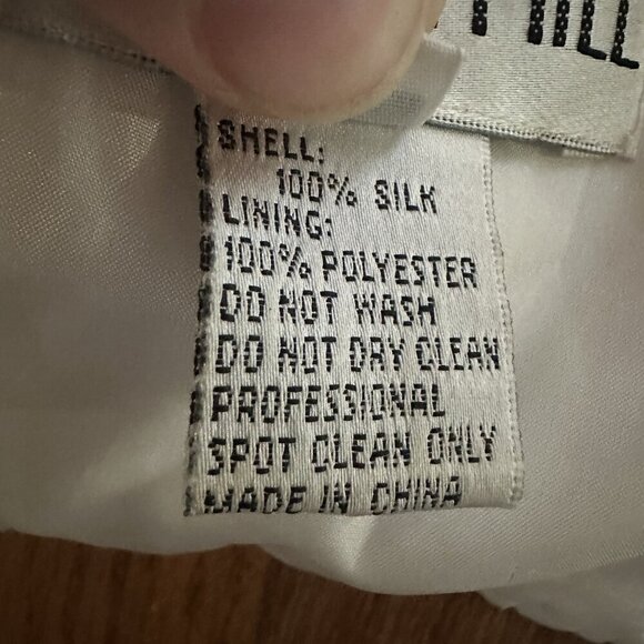 Sherri Hill Two Piece Prom Dress sz 6 Mermaid Light Blue White32226 Retro Formal - Picture 14 of 16